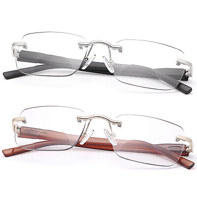 #ad Transition Photochromic Bifocal Reading Sunglasses Spring Hinges Glasses Readers $20.20