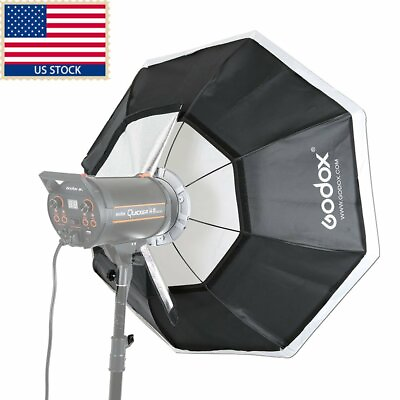 Godox Octagon Softbox 120cm 47quot; Bowens Mount for Studio Strobe Flash Light Bag $45.99