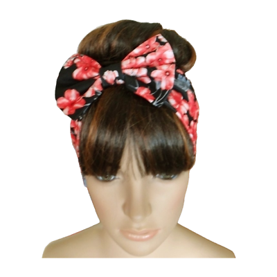 #ad Floral Hairband. Flower Headband. Bow Head Wrap. Soft Hair Wrap. Hair Piece. $8.99