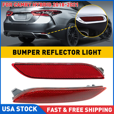 #ad Fits 2018 2021 Toyota Camry Rear Bumper Reflector Lh amp; Rh Driver Passengers Side $15.99