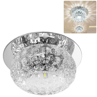 #ad Modern Crystal 5W Flush Mount LED Ceiling Light Fixture Lamp LED Lighting $18.65