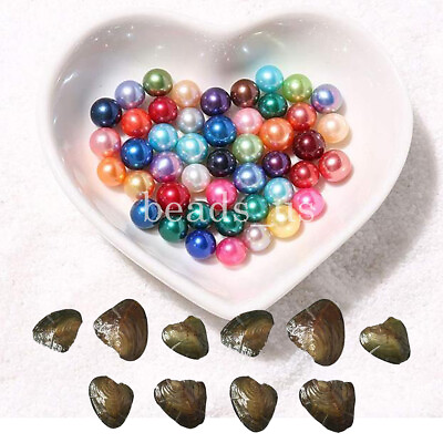 #ad Individually Wrapped Oysters whith Natural Pearl Gift Holiday Birthday 10 50pcs $15.99