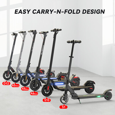 #ad Pro Electric Scooter Long Range Adult Teens Foldable EScooter Safe Urban Commute $199.00