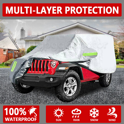 #ad #ad For Jeep Wrangler CJ YJ TJ JK 2 Door All Weather Protection Waterproof Car Cover $31.99