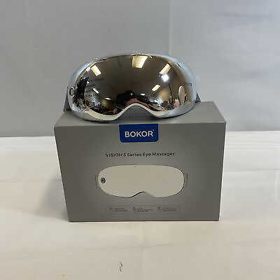 #ad Bokor Vision 5 Series Gray Acupressure Temple Heated Eye Massager For Eye Strain $39.99