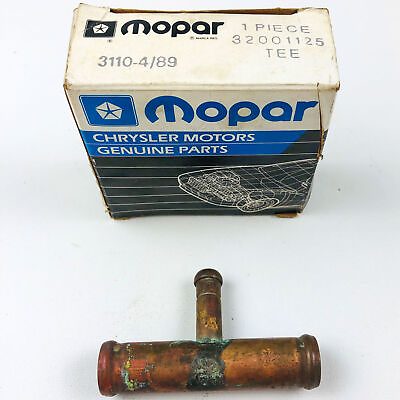 #ad Mopar 32001125 Tee For Heater Assembly For Jeep Genuine OEM New Old Stock NOS $35.69