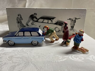 #ad Department 56 Snow Village Stuck in the Snow #5471 2 Retired💖 $22.00