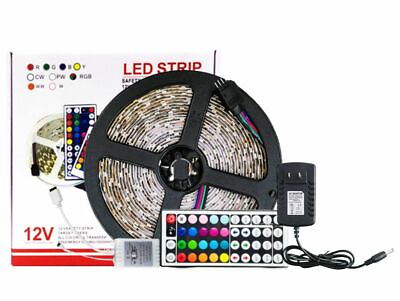 #ad Led Strip Lights 16.4ft RGB Led Room Lights 5050 Led Tape Lights Color Changing $12.98