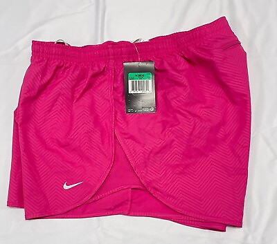 #ad Nike Womens Printed Modern Tempo Running Short Pink 645561 616 SIZE XL $26.99