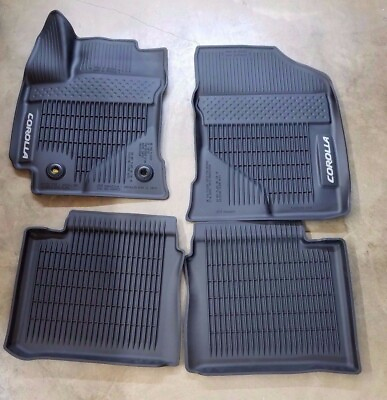 #ad 2017 2019 Toyota Corolla All Weather Floor Liner Mats 4PC Genuine PT908 02170 02 $89.90