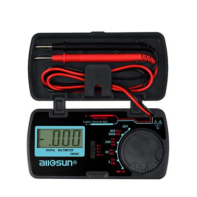 #ad Digital Multimeter DMM Multi Tester Amp Ohm Volt Meter Diode And Continuity Size $20.45