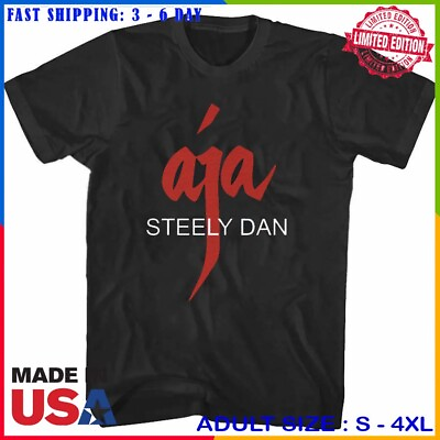 #ad Steely Dan Aja 90s Vintage Style Music Fan Retro T Shirt Full Size S 2XL Unisex $15.96