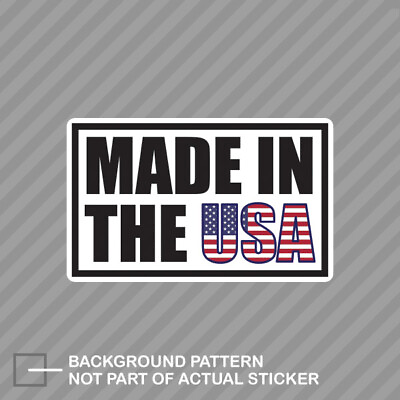 #ad Made in the USA Sticker Decal Vinyl american made america made in america $21.96