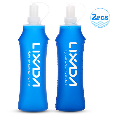 #ad Lixada 2PCS 500ml Outdoor Water Drinking Bottle for Running Hiking Cycling $12.59