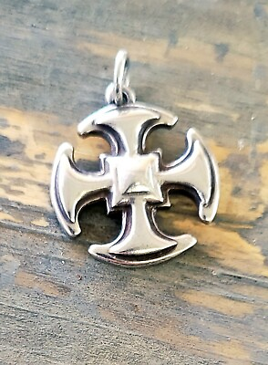 #ad Retired James Avery Unisex Cross Pendant About 1.125quot; Neat Piece Vintage $233.10