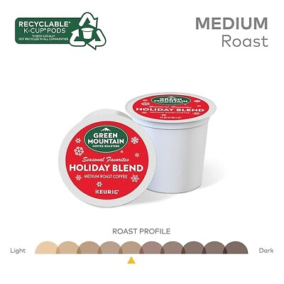 #ad 96 PACK GREEN MOUNTAIN COFFEE ROASTERS K CUPS HOLIDAY BLEND FREE SHIPPING $31.99