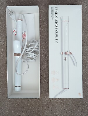#ad T3 SinglePass Curl 1.25 Inch Professional Curling Iron White $80.00