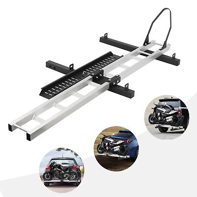 #ad Motorcycle Carrier Aluminum Hitch Carrier for Dirt Bikes Motorcycle Bracket $166.25