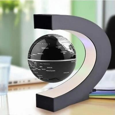 #ad Magnetic Floating Levitation Globe LED World Map Electronic Antigravity Lamp $30.99