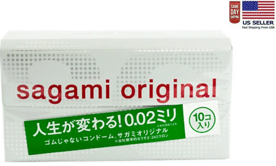 #ad Sagami Original 002 10pcs Ultra Thin Condom 0.02 mm Made in Japan US seller $19.95