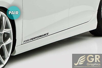 #ad 2X FORD PERFORMANCE Decal Sticker 11quot; Sport Racing Stripe Emblem Car Truck $11.99