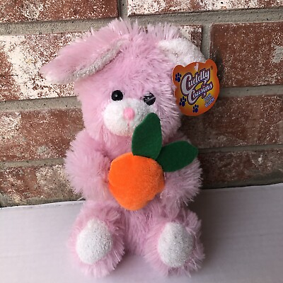 #ad Cuddly Cousins Greenbrier International Pink Bunny Rabbit Plush 9quot; 039277277527 $11.99