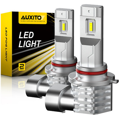 #ad 2x AUXITO H10 9145 9140 LED DRL Daytime Running Fog Light Bulbs 6000K Bright $19.39