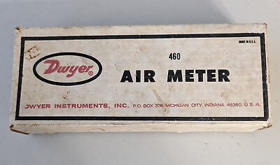 #ad Genuine Dwyer Instruments Air Meter Manomter Kit Model 460 $110.00