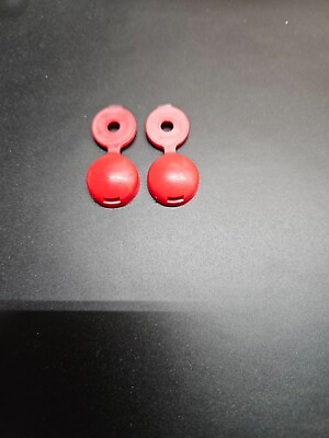 #ad NEW 2x Little Tikes Roof Screw CAP For Cozy Coupe Car Replacement Part Red $4.95