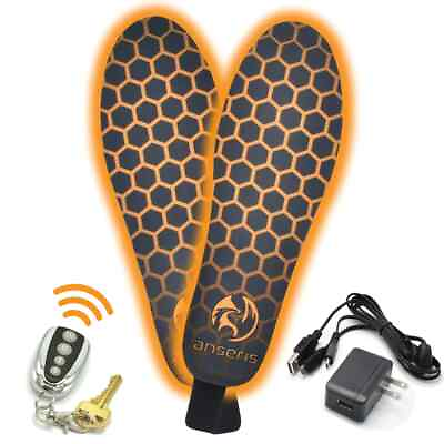 #ad ANSERIS HEATED INSOLES MEDIUM REMOTE CONTROLLED Woman#x27;s 6 9 New $79.95