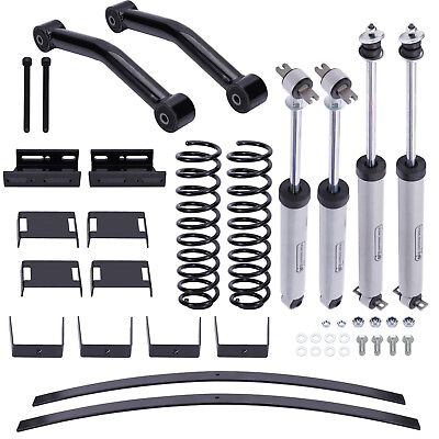 #ad 3quot; Lift Kit For Jeep Cherokee XJ 2WD 4WD 1984 2001 Coil Springs Shocks $327.99