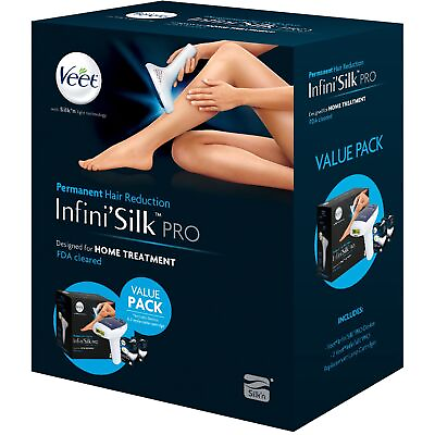 #ad Veet Infini#x27;Silk Pro Light Based IPL Hair Removal System w 2 Cartridge Refills $89.99