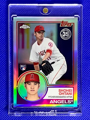 #ad #ad 2018 TOPPS CHROME REFRACTOR SHOHEI OHTANI ROOKIE CARD RC SP ANGELS MVP HOT MINT $402.61