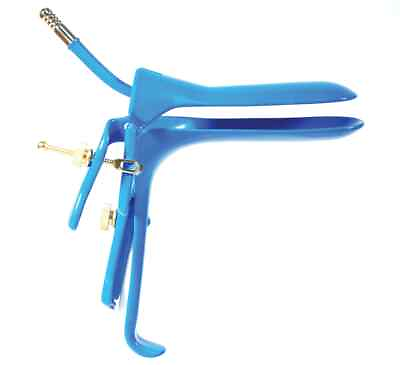 #ad GRAVES Speculum Blue Coated with Smoke Evacuation Tube Size: Small $67.95