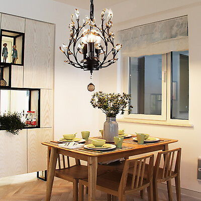 #ad Crystal Chandelier Ceiling Light Pendant Lamp Dining Room Lighting Lamp $45.60