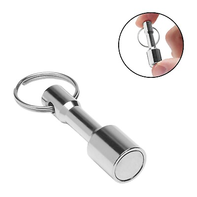 #ad Keychain Neodymium Magnet for Testing Brass Gold Silver Coins Ferrous Metals $5.98
