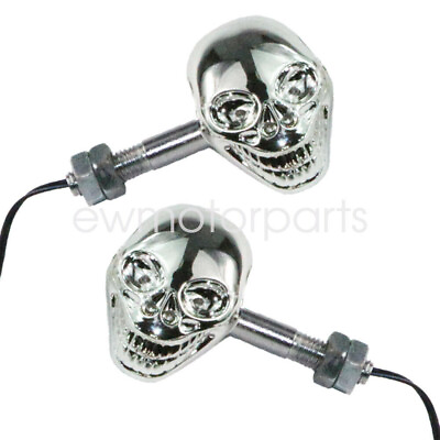 #ad 2.8quot; aluminum Mini Skeleton LED Signals for Suzuki Boulevard C50 C90 M50 M90 S40 $15.46