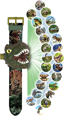 #ad Cartoon Watch Dinosaur Projection Children#x27;S Watch 3D Tyrannosaurus Electronic W $21.05