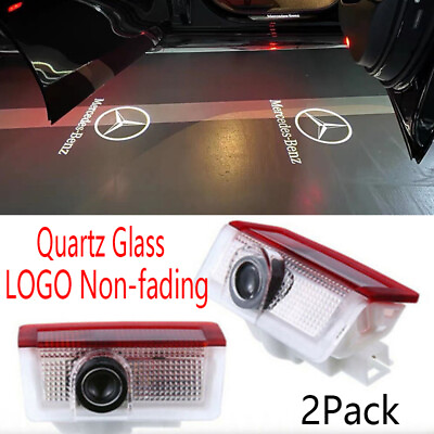 #ad 2PCS LED Door Courtesy Light Ghost Shadow Laser Projector for Mercedes Benz $22.95