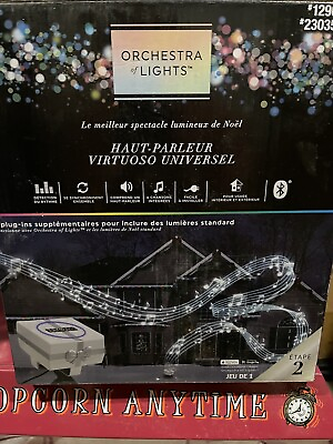 #ad Gemmy Orchestra of Lights LED Light Show Box with Speaker $125.00