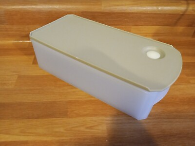 #ad Vintage 8 X 4 Tupperware 5194A Shelf Smart Rectangle Canister Container Lid 5198 $9.99