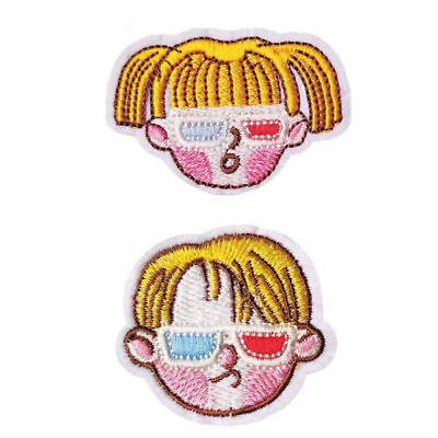 #ad Embroidery Patch Girl Patch Boy Patch Iron on Sew on $3.50