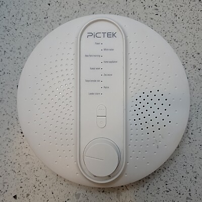 #ad PiCTECK Portable White Noise Machine for Sleep 20 Sounds Working $14.97