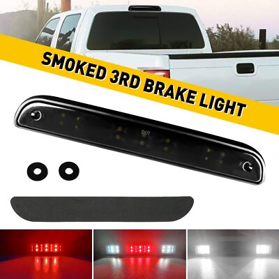 #ad For 92 96 Ford F150 F250 F350 Bronco LED 3RD Tail Brake Light Stop Lamp Smoke EV $22.99