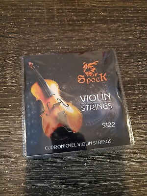 #ad Spock Violin Strings S122 cupronickel professional violin strings $22.78