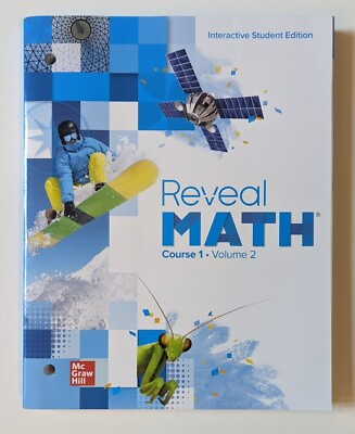 #ad Reveal Math Course 1 Interactive Student Edition Vol 2 Workbook 6th McGraw Hill $5.99