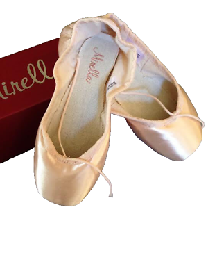 #ad Mirella Advanced Ms101a Pointe Ballet Shoes Pink Sz 4 2x Nib Orig. $80 $39.99
