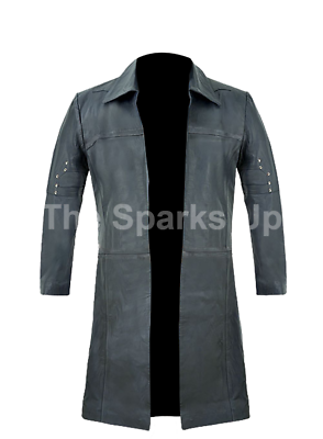 #ad Men#x27;s Classic The Dark Tower Roland Idris Elba Cosplay Formal Wear Leather Coat C $239.99