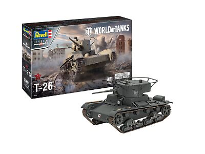 #ad Revell Unvarnished 03505 T 26 World of Tanks 1:35 Scale Plastic Model kit $22.56