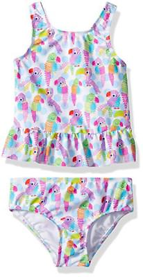 #ad Kiko amp; Max Infant Girls Tucan Tankini Swimsuit Size 3 6M 6 9M 12M 18M 24M $9.74